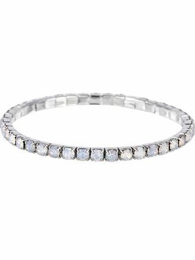 #51 Silver Opal Tennis Bracelet